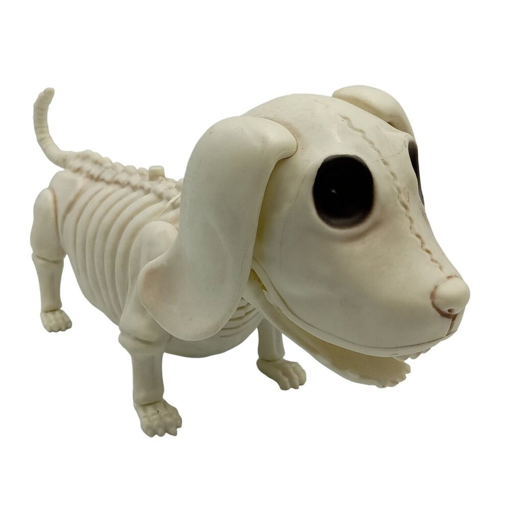 Automated Skeleton Skinny Bonez Dog Halloween Animated Skeleton Dog